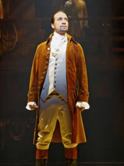 Brown Alexander Hamilton Wool Coat