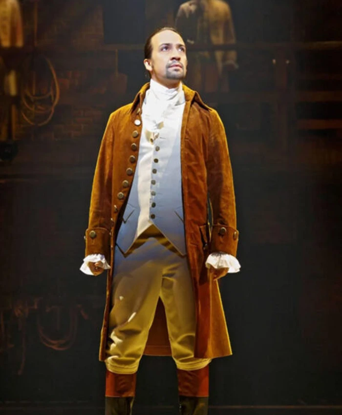 Brown Alexander Hamilton Wool Coat
