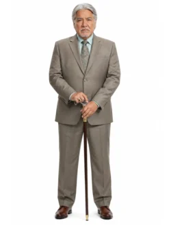 Reacher Season 1 Bruce McGill tailored suit with a refined design for formal occasions
