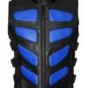 Bug Eye Blue Leather Vest