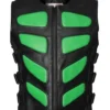 Bug Eye Green Leather Vest