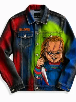 Halloween Chucky Denim Jacket