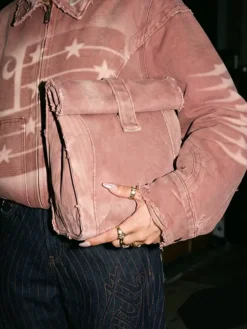 CJ x Carhartt x Nike Pink America Denim Jacket