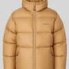 Carhartt WIP Toronto Brown Parachute Hooded Puffer Jacket front view