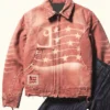Carhartt x CJ x Nike Pink America Denim Jacket Front View