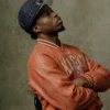 Chrome Hearts x New York Knicks Orange Varsity Jacket