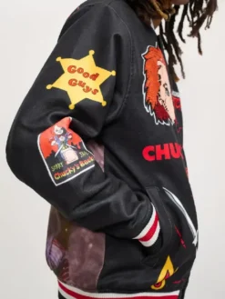 Chucky Halloween Wool Varsity Jacket