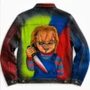 Buy Chucky Hand Painted Horror Style Denim Jacket Sale For Men and Women