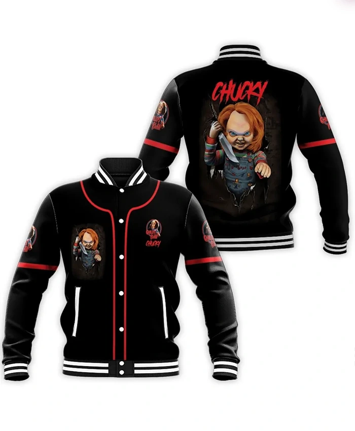 Chucky Varsity Wool Bomber Jacket