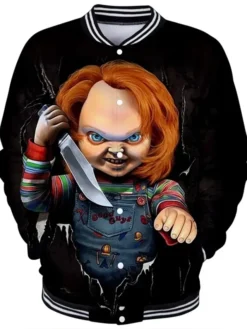 Chucky Wool Varsity Bomber Jacket