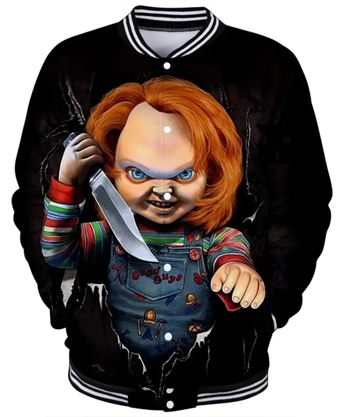 Chucky Wool Varsity Bomber Jacket