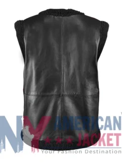 Claudia Flynn Power Book IV Black Leather Vest