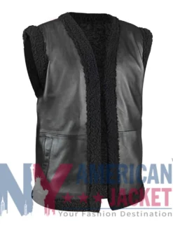 Claudia Flynn Power Book IV Leather Black Vest