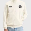Close-Up of END. x Adidas Angelzarke SPZL Cream Track Jacket
