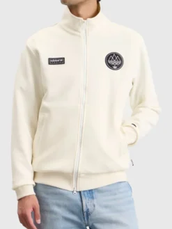 Close-Up of END. x Adidas Angelzarke SPZL Cream Track Jacket