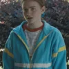 Close-Up of Sadie Sink Stranger Things S04 Max Mayfield Blue Track Jacket