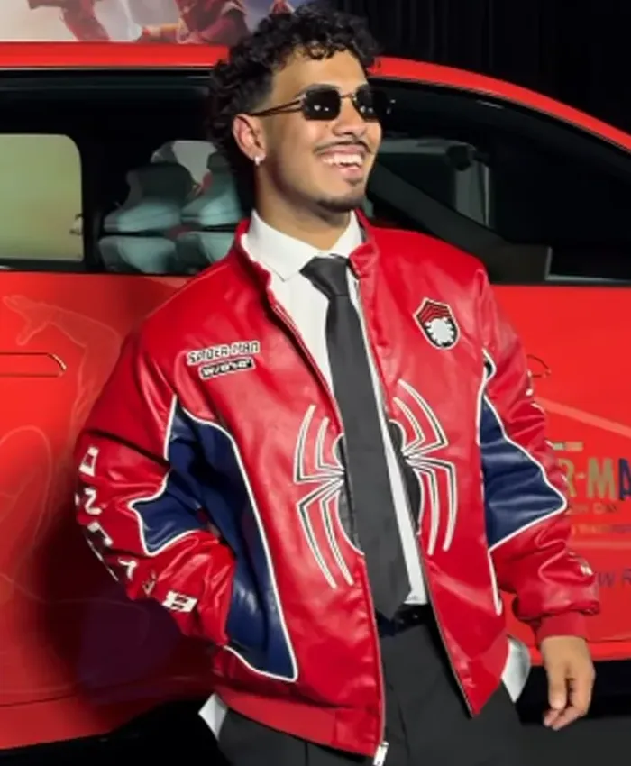 Cristian Andres Spider-Man Leather Jacket - Image 4