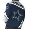 Dallas Cowboys G-III Sports Navy Racing Full-Snap Jacket