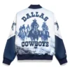Dallas Cowboys OG Fanimation Varsity Jacket Back View