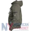 Destiny 2 Vow of The Disciple Green Jacket featuring button and zip closure with multiple pockets