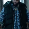 Deverin Washington Mayor of Kingstown S03 Black Puffer Vest