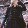 Dior Jimin Arirang Paris Tour Black Wool Coat Front View