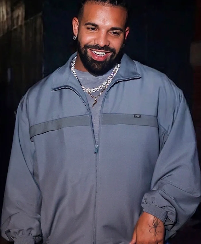 Drake New York City Prada Mohair Wool Jacket Front View