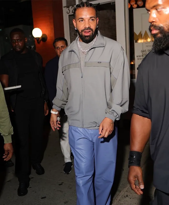 Drake New York City Prada Mohair Wool Jacket Front