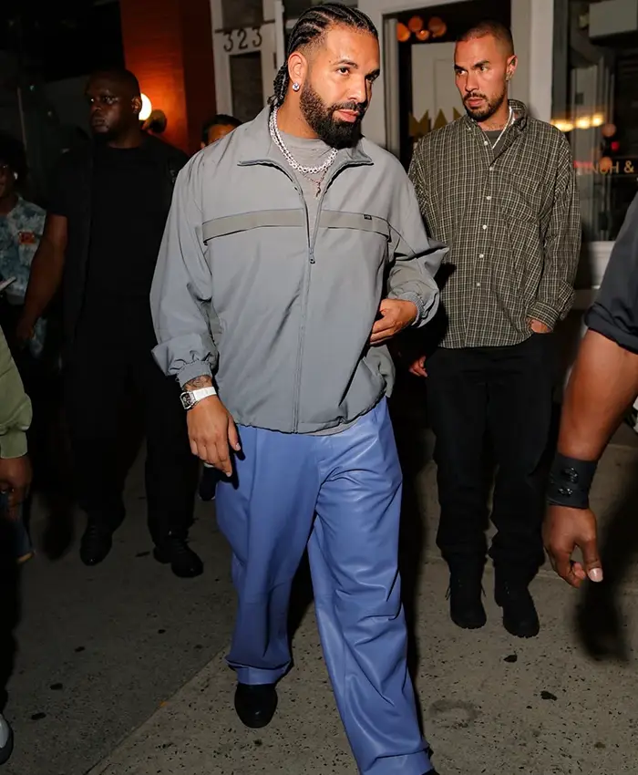 Drake New York City Prada Mohair Wool Jacket Side View