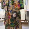 Drake Nocta Custom Multicolor Silk Robe