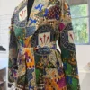 Drake Nocta Custom Multicolor Silk Robe Right View