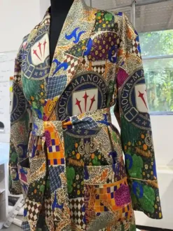 Drake Nocta Custom Multicolor Silk Robe Right View