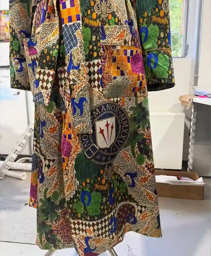 Drake Nocta Custom Multicolor Silk Robe