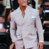 Dwayne Johnson The Smashing Machine Premiere Suit
