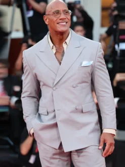 Dwayne Johnson The Smashing Machine Premiere Suit