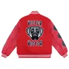 EE Victor Victor Varsity Jacket Back View