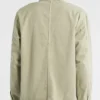 Earthen Sage Cotton Twill Shirt Jacket Back View