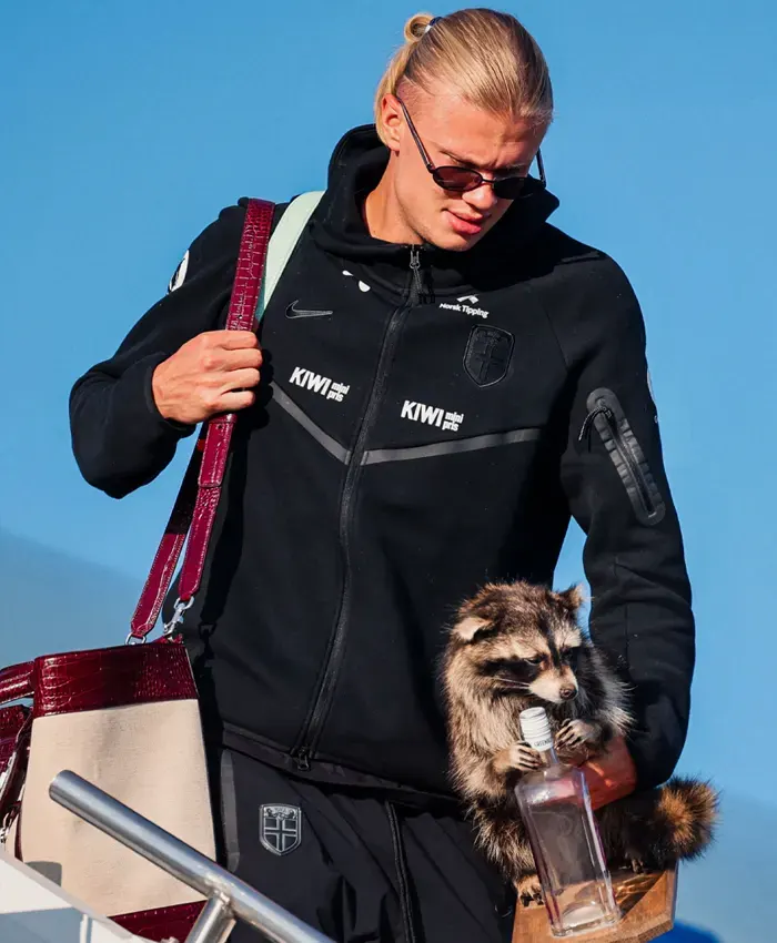 Erling Haaland Nike Black Track Jacket