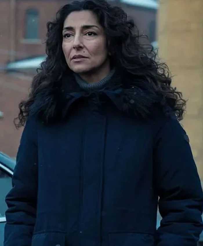 Evelyn Foley Mayor of Kingstown S04 Blue Parka Jacket