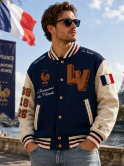 FFF Louis Vuitton 2026 Bomber Jacket Front View