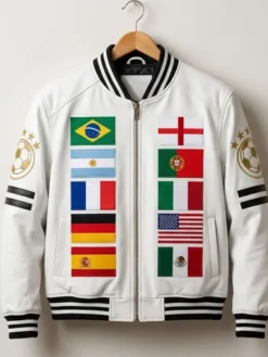 FIFA World Cup 2026 Inspired Leather Jacket