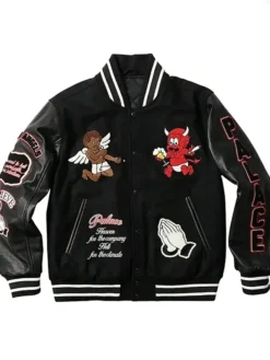 Fallen Angels Palace Varsity Full-Snap Jacket Sale