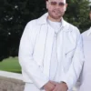 Fat Joe Michael Rubin 2026 White Party White Biker Jacket