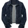 Fightland 2026 Anita Joy Uwajeh Blue Denim Jacket