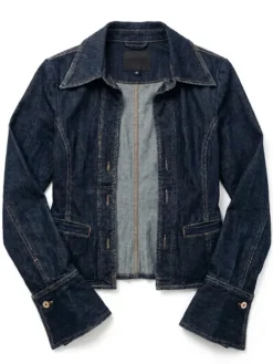 Fightland 2026 Anita Joy Uwajeh Blue Denim Jacket
