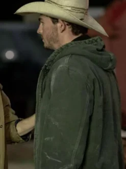 Finn Little Dutton Ranch S01 Hooded Green Jacket