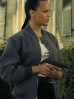 Frances Neagley Reacher S03 Bomber Jacket Side View