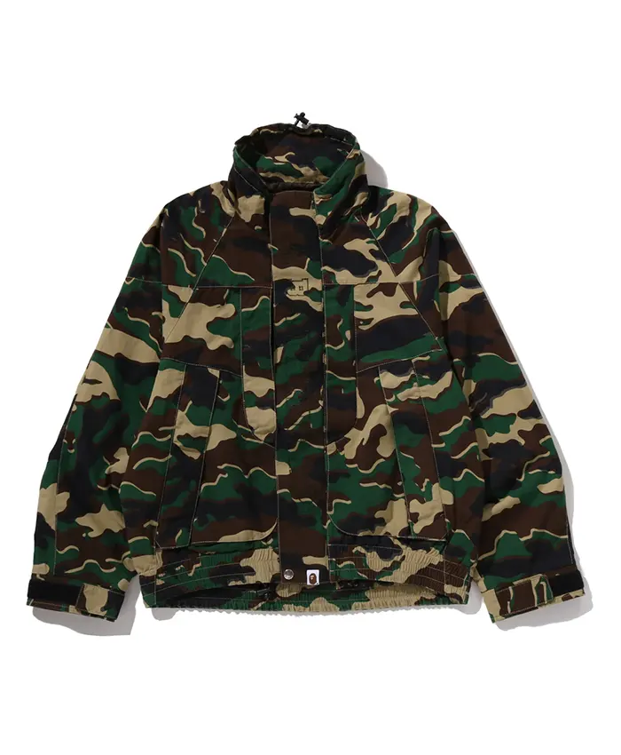 Glitch Woodland Snowboard Camo Short Jacket
