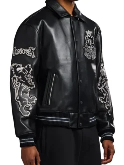 Goth Avirex Jacket Left View