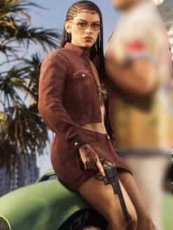 Grand Theft Auto VI Protagonists Lucia Maroon Jacket